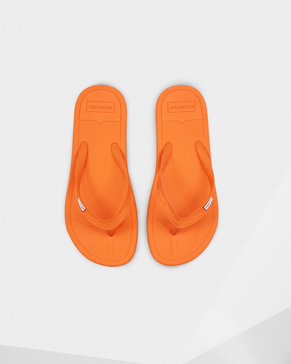 Womens Flip Flops - Hunter Original (76HFLOXVW) - Orange